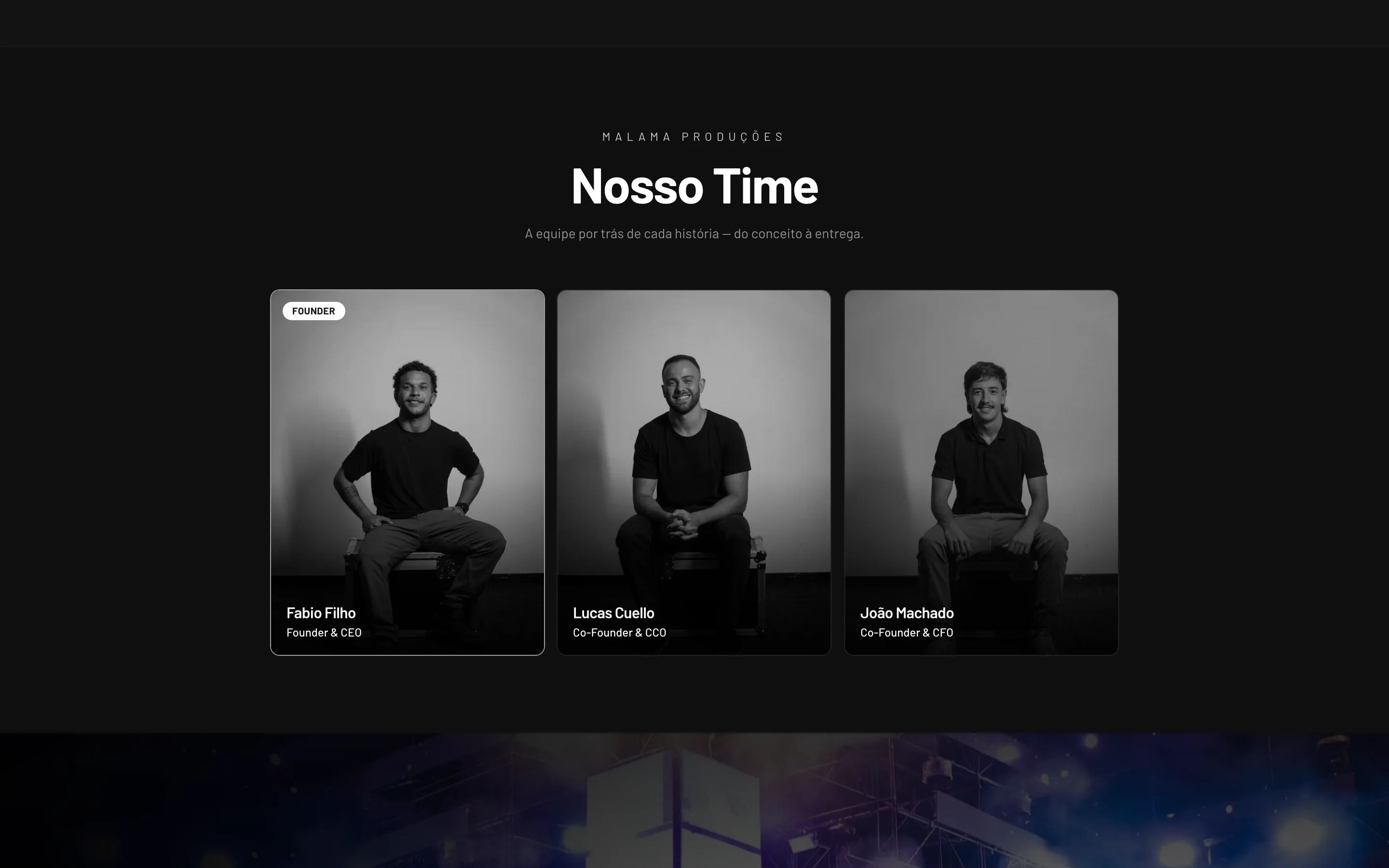 Nosso time