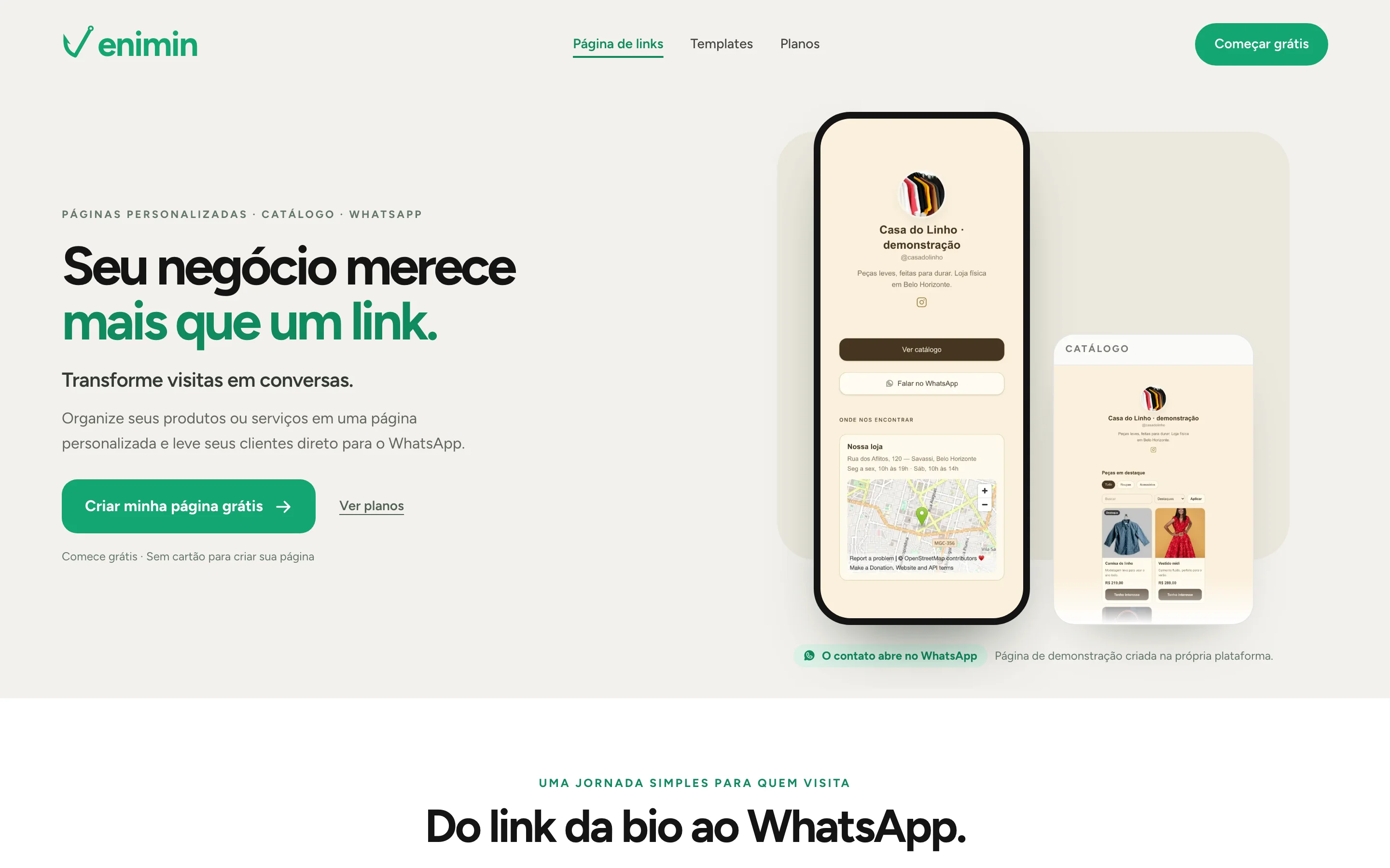 Abertura do site da Venimin