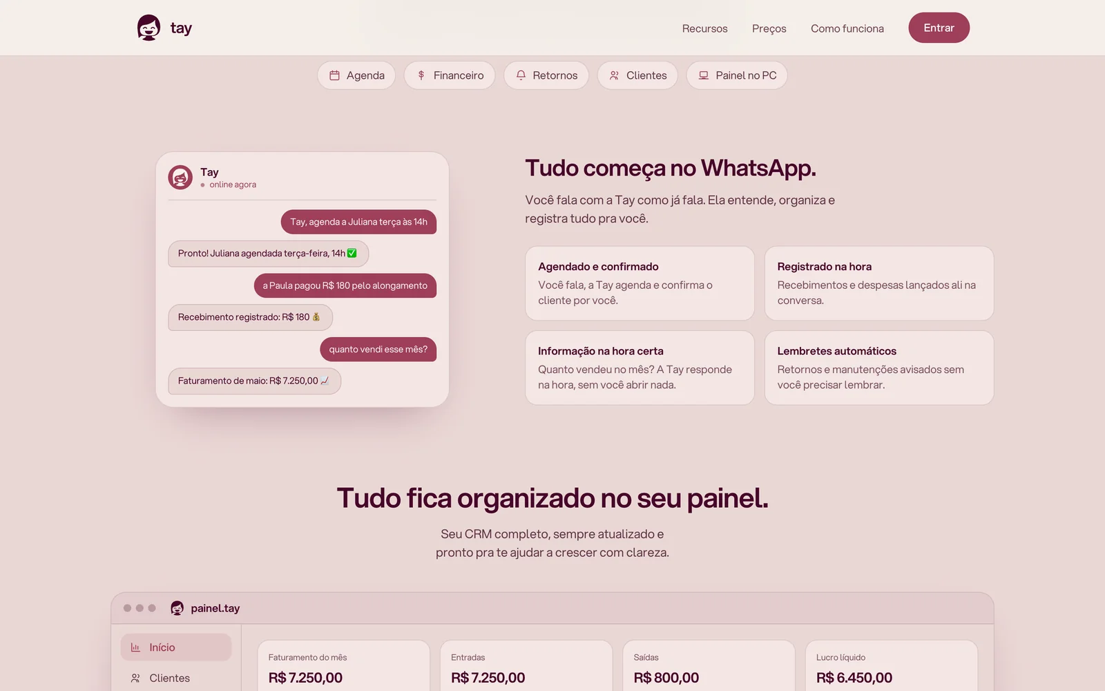 Tudo começa no WhatsApp